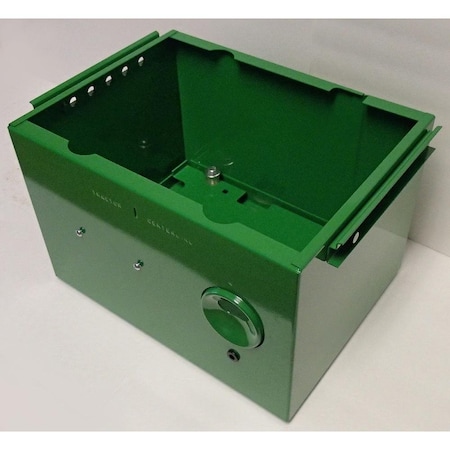 Aftermarket New Complete Green Battery Box with Tray Fits John Deere Tractors A G AA4841R